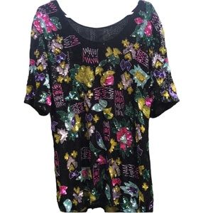 Art Deco sequins dress